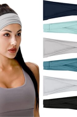 Sport Hoofdband voor Dames – Zweetbanden Bandana Steiger Antislip – Sport Yoga Hardlopen UV-bestendig Uniseks Zweetband Hoofd