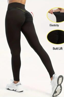 Sportlegging – Buttlifting – High Waist – Rekbaar – Sportief – Fitness – Yoga – Comfortabel