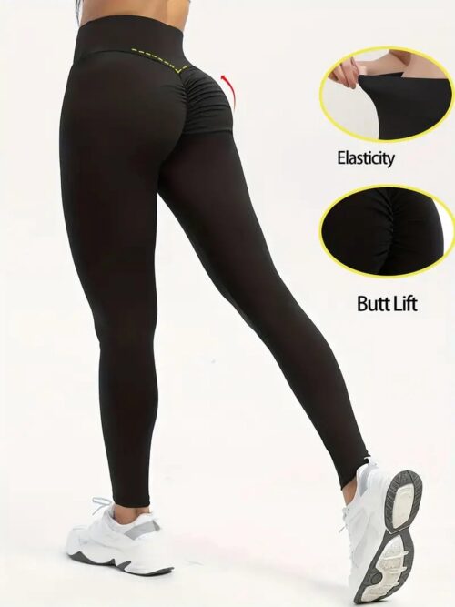 Sportlegging - Buttlifting - High Waist - Rekbaar - Sportief - Fitness - Yoga - Comfortabel