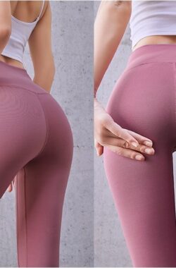 Sportlegging – Yogalegging – High Waist – Roze – Maat: M