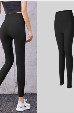 Sportlegging – Yogalegging – High Waist – Zwart – Maat: XXL