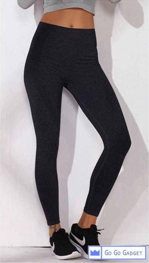 Sportlegging | high waist | naadloos | sneldrogend | squatproof | zwart | M