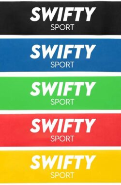 Swifty Weerstandsbanden Set – 5 stuks – met Draagtas en E-Book & Handleiding – Resistance Band Set