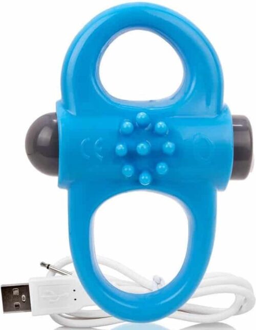 The Screaming O - Charged Yoga Vibe Ring Blauw