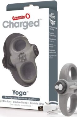 The Screaming O – Charged Yoga Vibe Ring Grijs