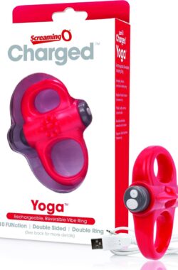 The Screaming O – Charged Yoga Vibe Ring Rood