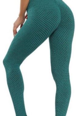 TikTok Legging – Sportlegging Dames – Squat Proof en Fitness Legging – Yoga Legging – High Waist Sport Legging – Anti Cellulite – Shapewear Dames – Push Up – Butt Lifter – Sportkleding Dames | Luminatic® | Groen | S