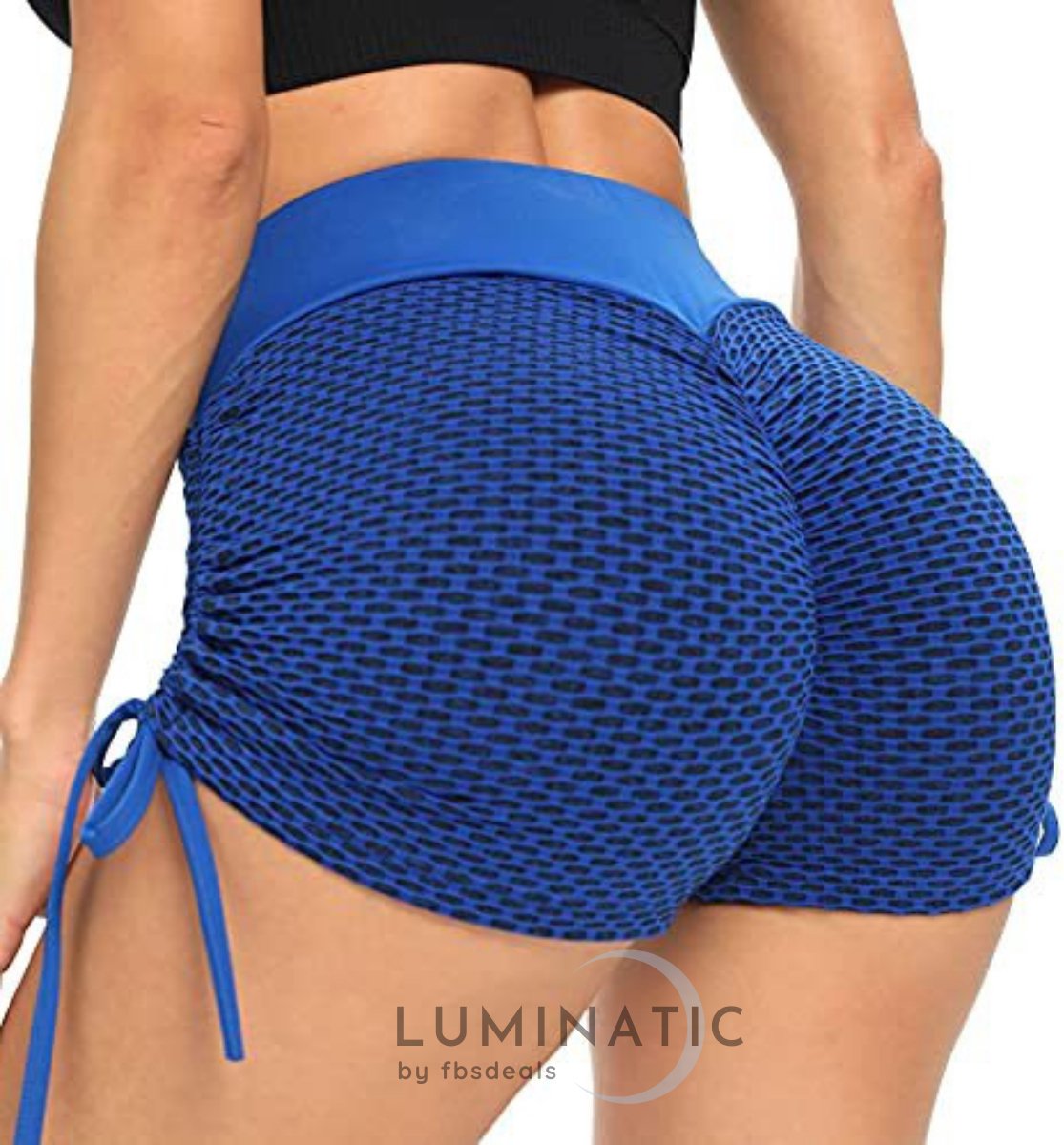 Tiktok Shorts - Shorts Dames - Sportlegging Dames - Korte Legging Dames - High Waist - Shapewear Dames - Sportbroek Dames | Luminatic® | Blauw | S