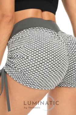 Tiktok Shorts – Shorts Dames – Sportlegging Dames – Korte Legging Dames – High Waist – Shapewear Dames – Sportbroek Dames | Luminatic® | Licht Grijs | L