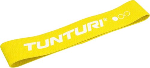 Tunturi Weerstandsbanden textiel - Resistance band - Light - Geel