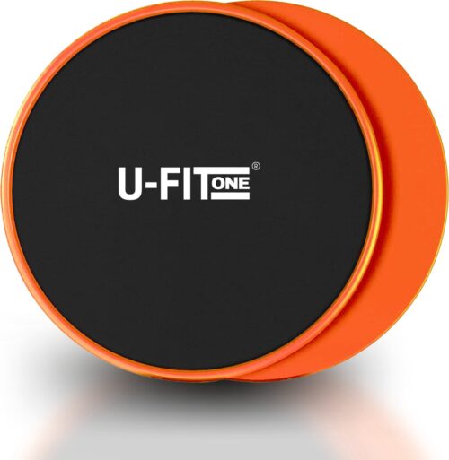 U Fit One Sliders Fitness - Core sliders - Sliding Pads - Sliding Discs - Core Trainer - Ab Trainer - Slide Pads - Core sliders - Oranje