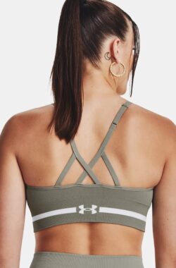 Under Armour UA Seamless Low Long Bra Dames Sportbeha – Maat XL