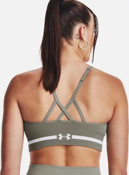 Under Armour UA Seamless Low Long Bra Dames Sportbeha - Maat XL