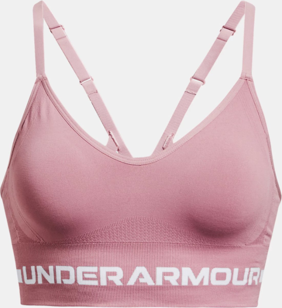 Under Armour UA Seamless Low Long Bra Dames Sportbeha - Maat XS