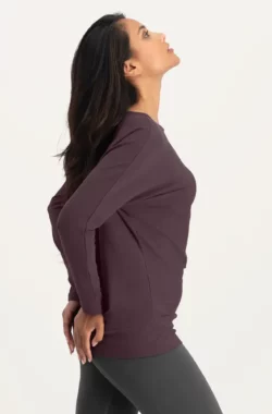 Urban Goddess Budhi Longsleeve Bamboe Yoga Top – Berry