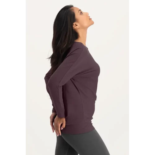 Urban Goddess Budhi Longsleeve Bamboe Yoga Top - Berry