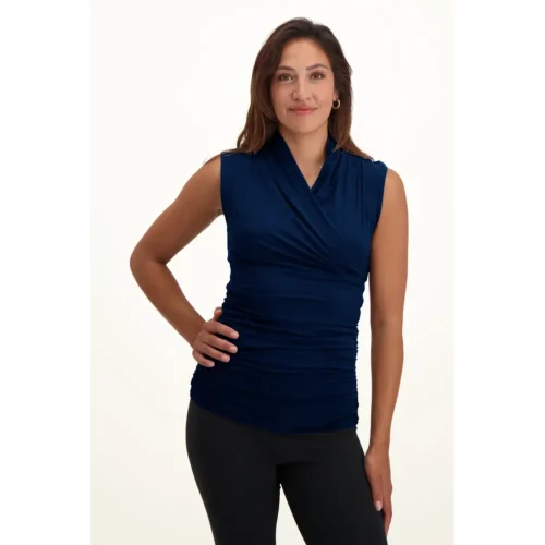 Urban Goddess Good Karma Katoenen Yoga Top - Midnight