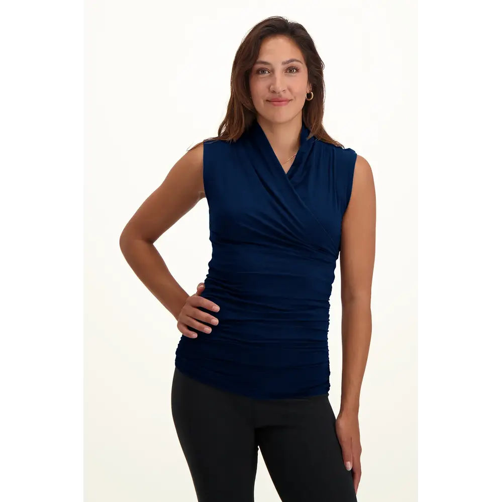 Urban Goddess Good Karma Katoenen Yoga Top - Midnight