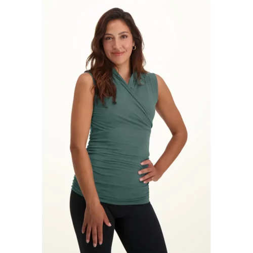 Urban Goddess Good Karma Yoga Top Dames - Forest