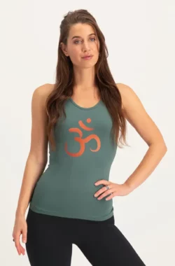 Urban Goddess OM Core Katoenen Yoga Tank Top – Forest