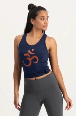 Urban Goddess OM Core Yoga Tank Top – Midnight