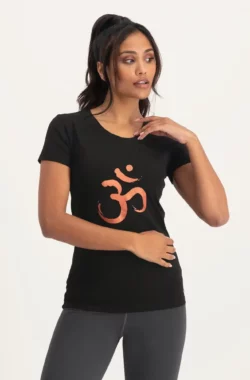 Urban Goddess Om Core Duurzaam Yoga Shirt – Onyx Black