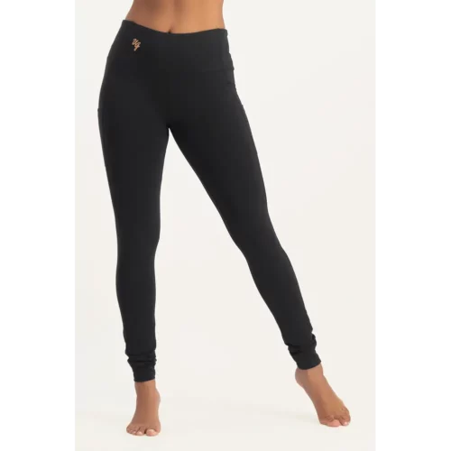 Urban Goddess Tara Pocket Zwarte Yoga Legging - Onyx Black