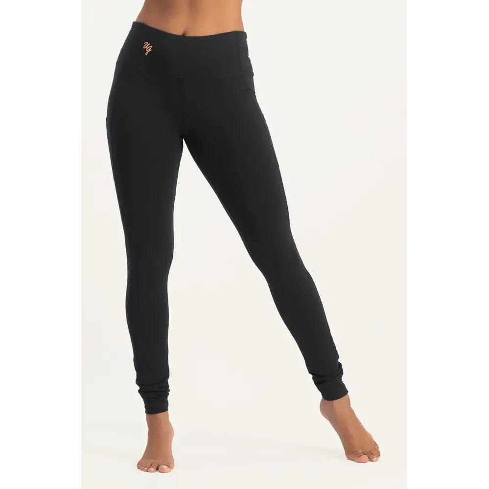 Urban Goddess Tara Pocket Zwarte Yoga Legging - Onyx Black