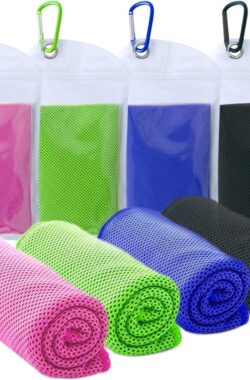 Verfrissende Microvezel Sporthanddoek voor Yoga, Fitness, Hardlopen en Outdoor Activiteiten