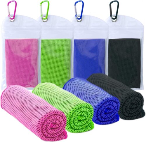 Verfrissende Microvezel Sporthanddoek voor Yoga, Fitness, Hardlopen en Outdoor Activiteiten