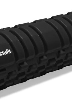 VirtuFit Foam Roller – Grid Massage Roller – 62 cm – Zwart – Foamrol – Foamroller