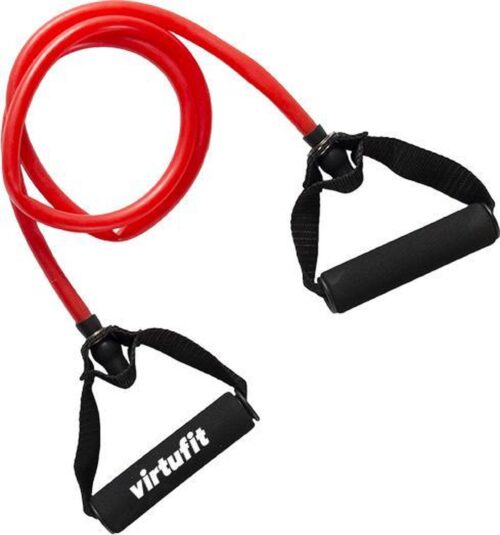 VirtuFit Weerstandkabel - Fitness Elastiek - Light - Weerstandskabel met handvat - Fitness Elastiek - Met Handvatten - Weerstandsbanden - Fitnessbanden - Full Body Workout - Yoga, CrossFit & Fitness