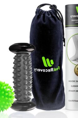 Voetmassage Roller voor Plantaire Fasciitis – Egelbal Massagebal voor Triggerpoints – Acupressuur Kit voor Voet Hiel Benen Rug Cellulitis & Pijnbestrijding