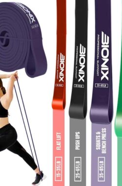 Weerstandsbanden Optrekbanden Set verschillende niveaus Dikte, zware stretchbanden voor training, training, gymnastiek, powerlifting, crossfit, spieropbouw, yoga – mannen en vrouwen