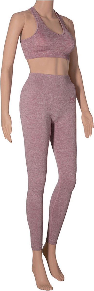 Xtreme - Sportset dames - Legging/Top - Roze - L - Sportlegging - Sport top