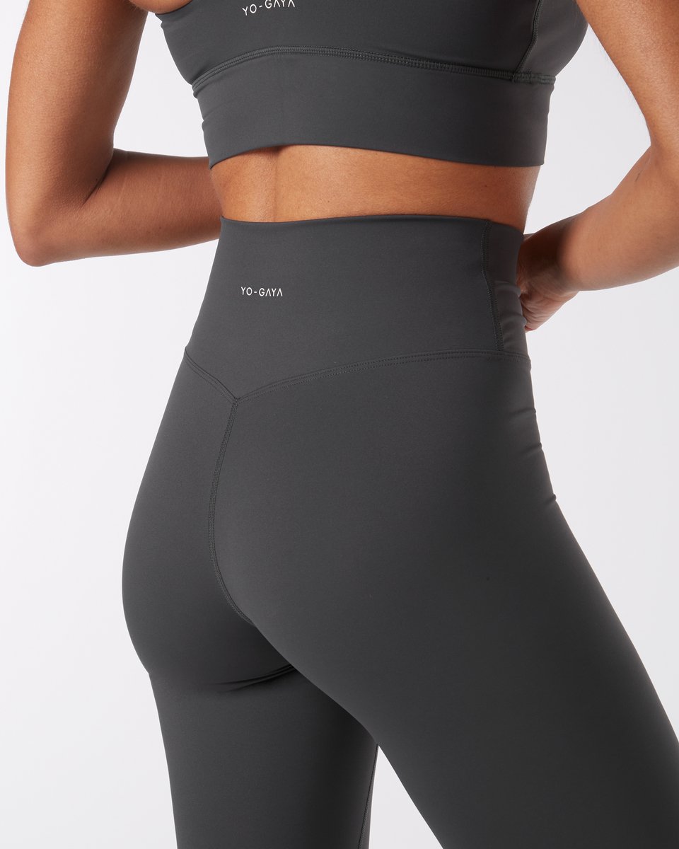 YO-GAYA - Legging - Anthracite - Maat - L - Fitness - Sportkleding