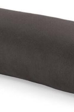 Yoga Bolster Antraciet – Bio Katoen GOTS-gecertificeerd – Ecologische Kapok vulling – Wasbare katoenen hoes – Bolster – Yoga kussen – Yin yoga – Anti-huisstofmijtallergie