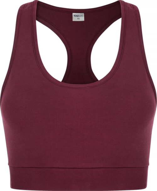 Yoga-Bra "Balance" - claret L BH accessoire YOGISTAR