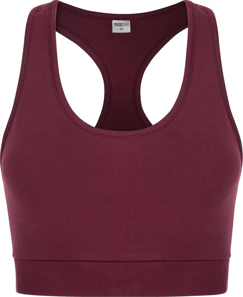 Yoga-Bra "Balance" - claret XS BH accessoire YOGISTAR