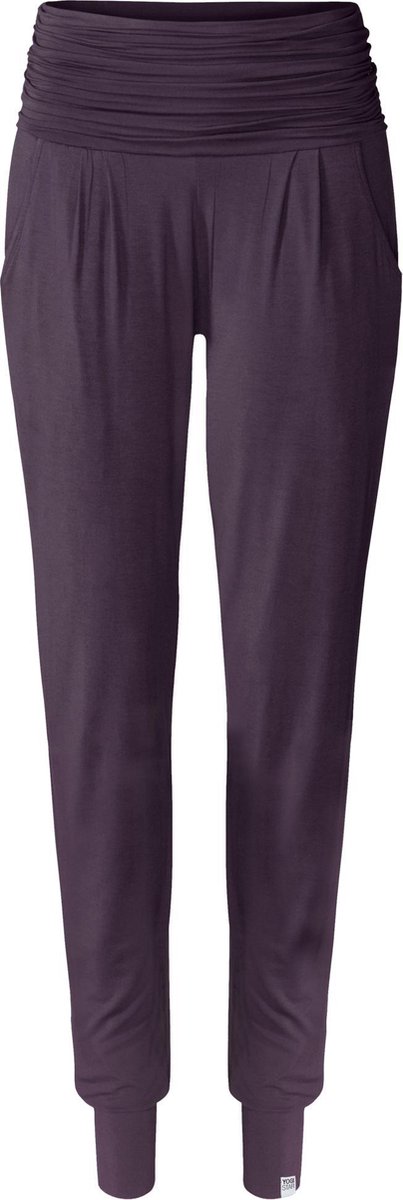 Yoga-Harempants "ala" - elderberry M Loungewear broek YOGISTAR