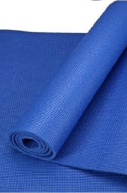 Yoga Mat Blauw 61 x 173 cm en 6 mm dik