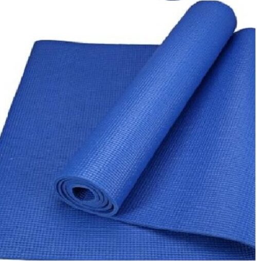 Yoga Mat Blauw 61 x 173 cm en 6 mm dik