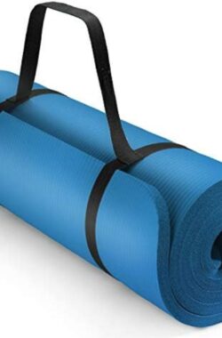 Yoga Mat Extra Dik – Fitness Mat Extra Dik – Blauw – 190x100x1.5 CM