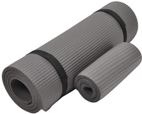 Yoga Mat Extra Dik - Fitness Mat Extra Dik - Grijs