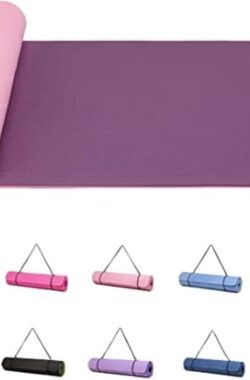 Yoga Mat Extra Dik – Fitness Mat Extra Dik – Paars/Roze