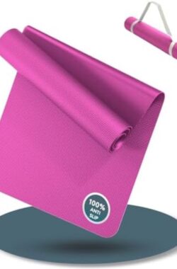 Yoga Mat Extra Dik – Fitness Mat Extra Dik – Roze