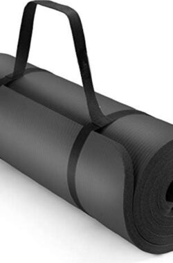 Yoga Mat Extra Dik – Fitness Mat Extra Dik – Zwart – 190x100x1.5 CM