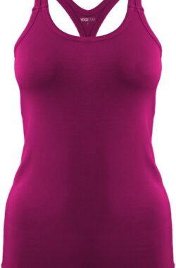 Yoga-Racerback “ala” – raspberry L Loungewear shirt YOGISTAR