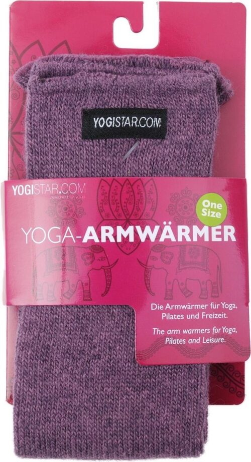 Yoga-armwarmers elderberry - wol Armwarmers YOGISTAR