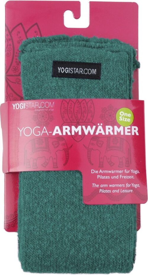 Yoga-armwarmers emerald green - wol Armwarmers YOGISTAR